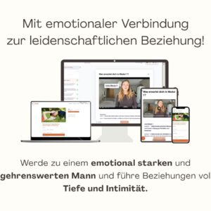 Online-Kurs - Mit emotionaler Verbindung zur leidenschaftlichen Beziehung