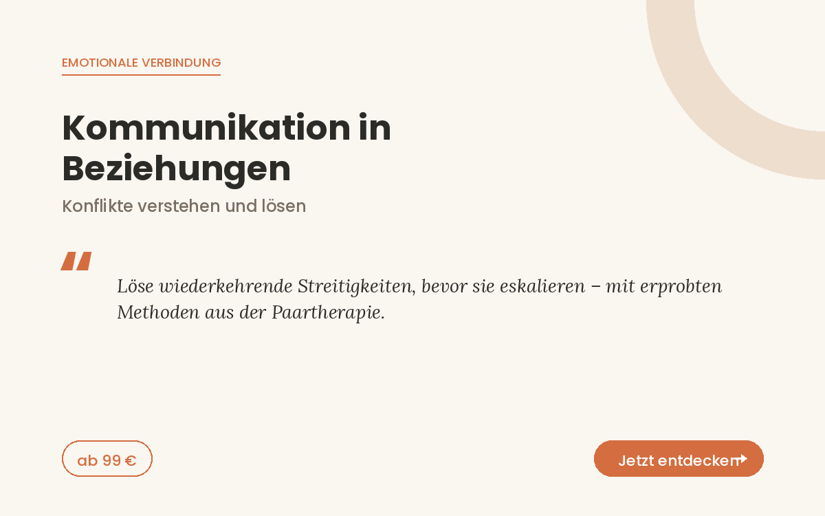 Online-Kurs Modul 4 "Kommunikation in Beziehungen verbessern"