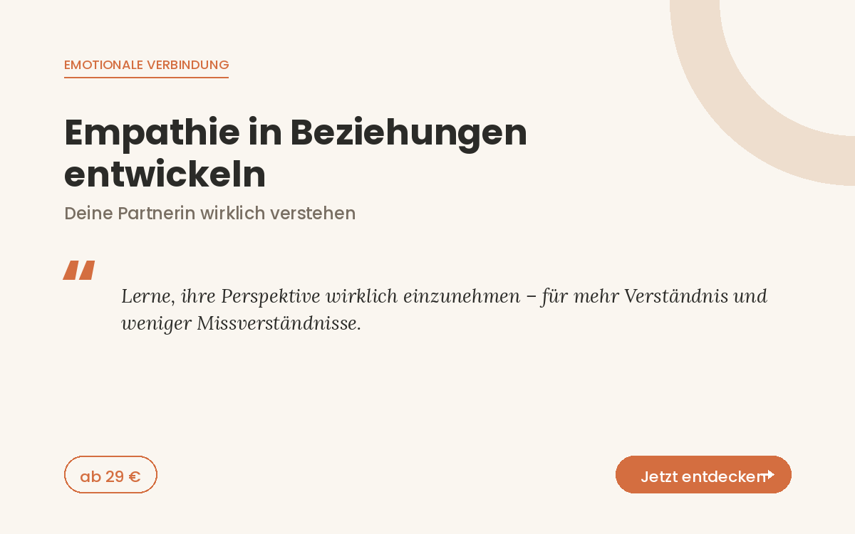Online-Kurs Modul 3 "Empathie in Beziehungen entwickeln"